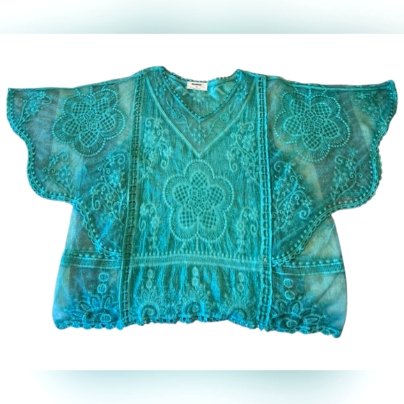 Embroidered Party/Cocktail Tops for Women, Size 3X - Picture 1 of 10